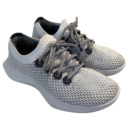 allbirds Shoes - allbirds Tree Dasher 1 Sneakers Quartz ( Light Gray ) Knit Sock Shoes Women’s 7